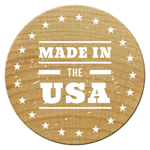 Holzstempel Made in USA ø 30 mm