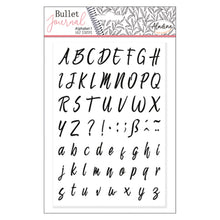 Lade das Bild in den Galerie-Viewer, Stampo Bullet Journal Stempelset Motiv: Alphabet 1 62-teilig
