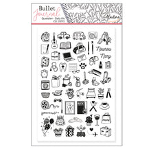 Lade das Bild in den Galerie-Viewer, Stampo Bullet Journal Stempelset Motiv: Alltag 59-teilig
