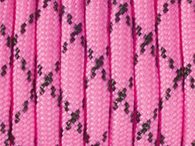 Lade das Bild in den Galerie-Viewer, Paracord Flechtschnur von EFCO 4mm, Farbmix pink schwarz
