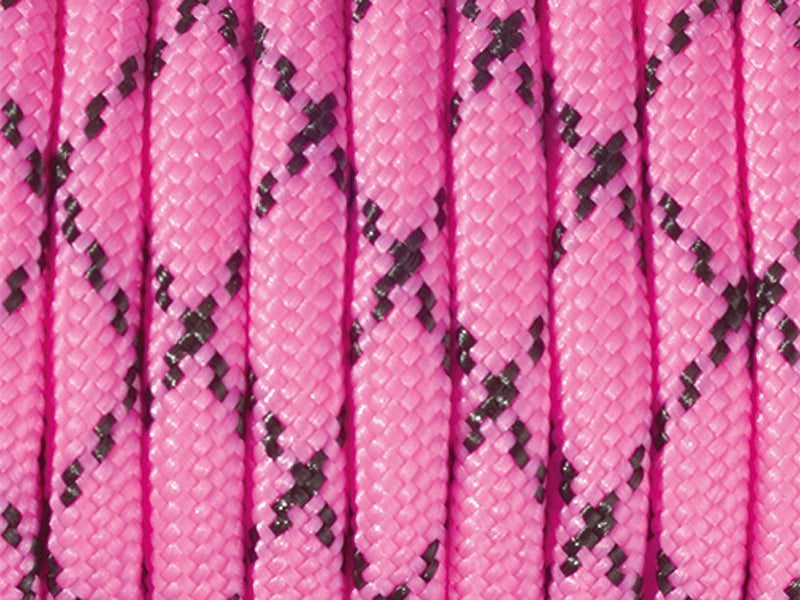 Paracord Flechtschnur von EFCO 4mm, Farbmix pink schwarz