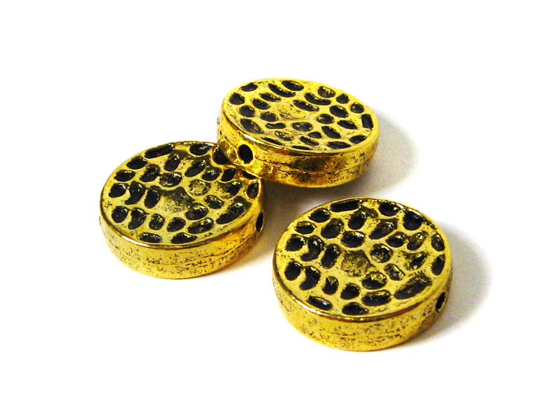 Metallperlen Spacer “Buttons“ 16 mm - 3 Stück