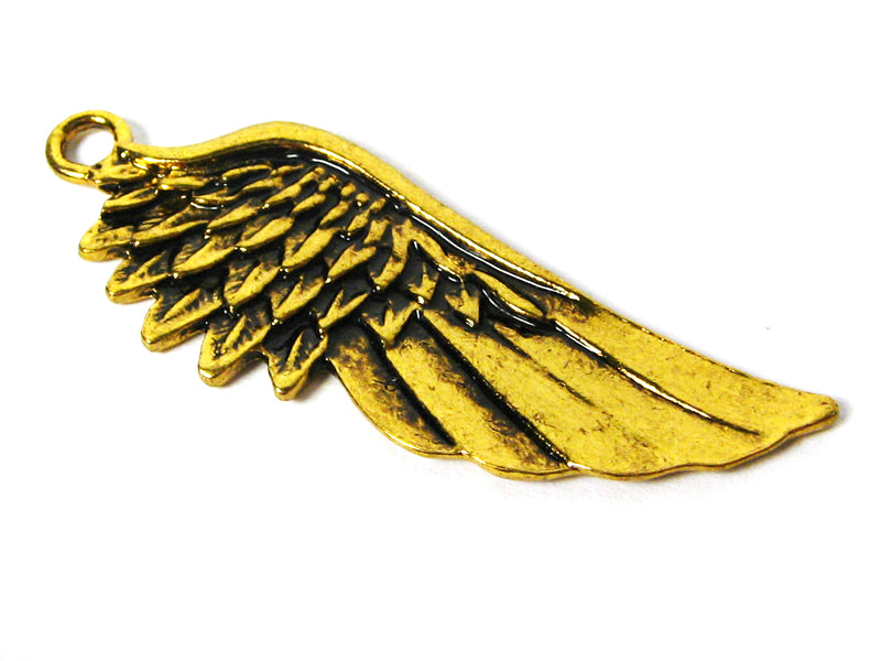 Metallanhänger “Flügel“ in gold 56 x 21 mm - 1 Stück