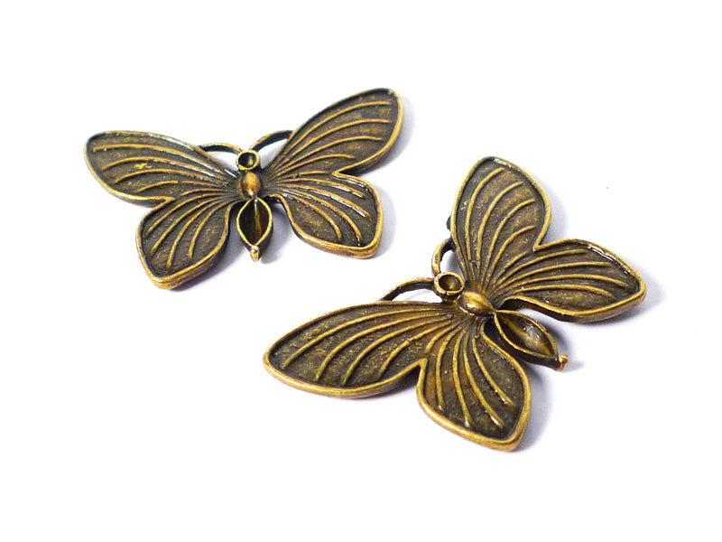 Metallanhänger “Schmetterling“ 40 x 27 mm - 1 Stück