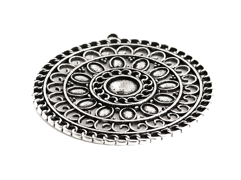 Metallanhänger “Mandala“ 52 mm Durchmesser - 1 Stück