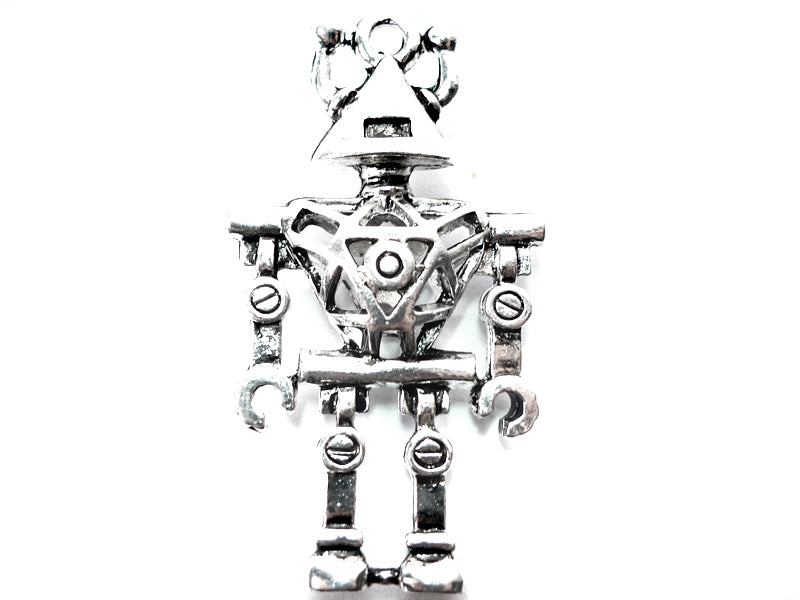 Metallanhänger “Roboter A“ 25 x 46 mm - 1 Stück