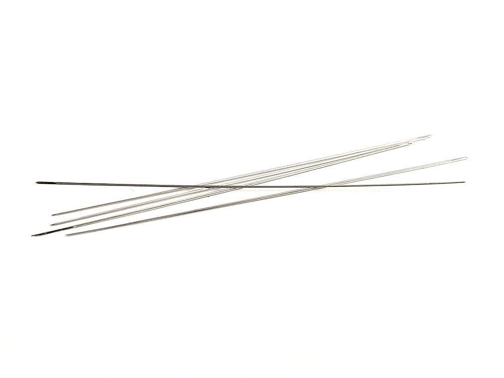 Perlen-Nadel “Big Eye“ aus Edelstahl 7.6 cm - 5 Stück