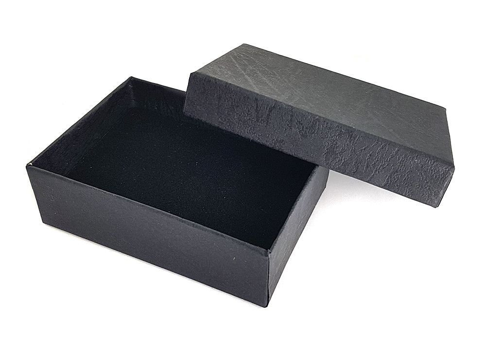 Geschenkbox / Schmuckbox / Papierschachtel in schwarz, Maße: 90x60 mm