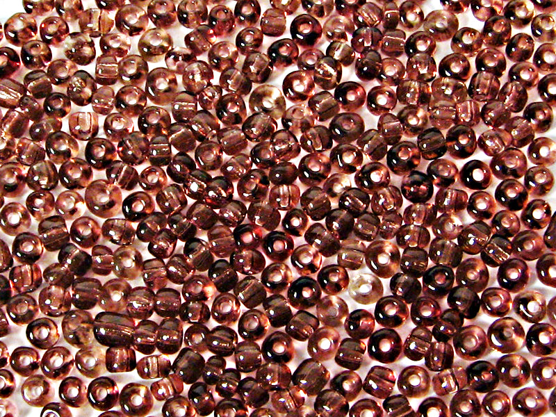 Rocailles Perlen in fuchsia 3 x 4 mm - 20 Gramm