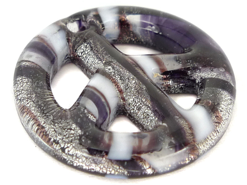 Glasanhänger Silberfolie 20 mm - 1 Stück