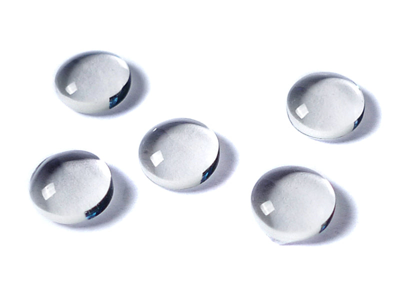 Glas Cabochons “Rund“ 8 mm - 10 / 50 Stück