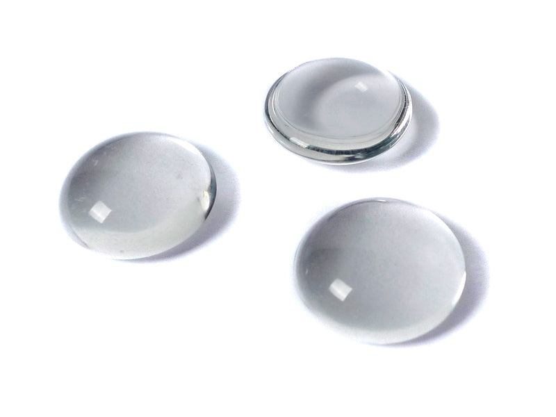 Glas Cabochons “Rund“ 18 mm Durchmesser