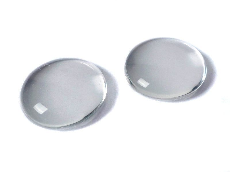 Glas Cabochons / Glaslinse “Rund“ 25 mm Durchmesser