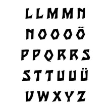 Lade das Bild in den Galerie-Viewer, Stempel Clear Motiv: Alphabet Großbuchstaben L-Z 1 / 27 - teilig
