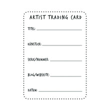 Lade das Bild in den Galerie-Viewer, Stempel Clear Motiv: ARTIST TRADING CARD 2 / 1 - teilig
