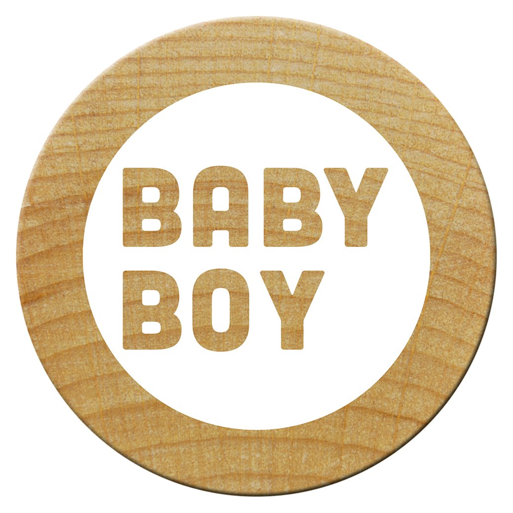 Holzstempel Baby Boy ø 15mm