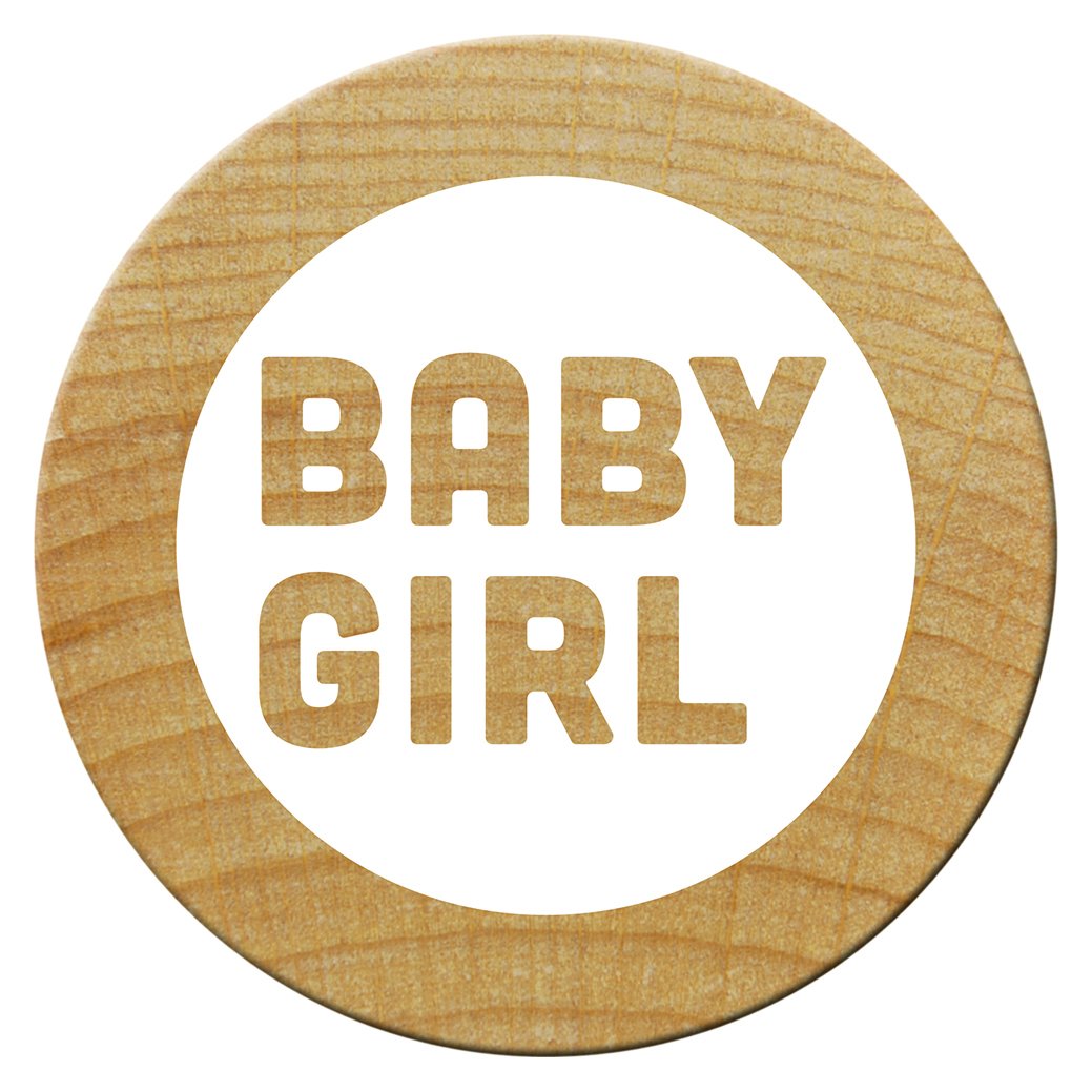 Holzstempel Baby Girl ø 15mm