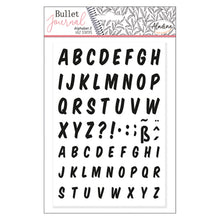 Lade das Bild in den Galerie-Viewer, Stampo Bullet Journal Stempelset Motiv: Alphabet 2 62-teilig
