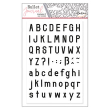 Lade das Bild in den Galerie-Viewer, Stampo Bullet Journal Stempelset Motiv: Alphabet 3 62-teilig
