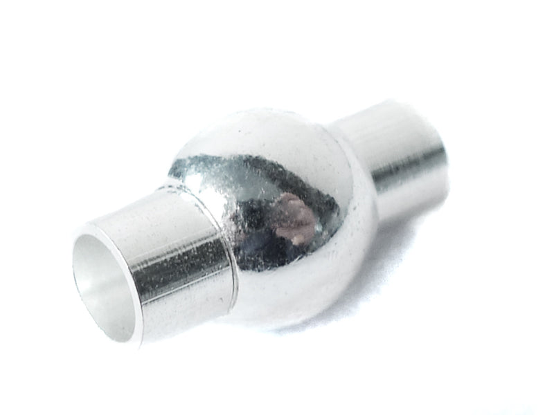 Magnetverschluss für Bänder 5 mm in silber - 1 Stück