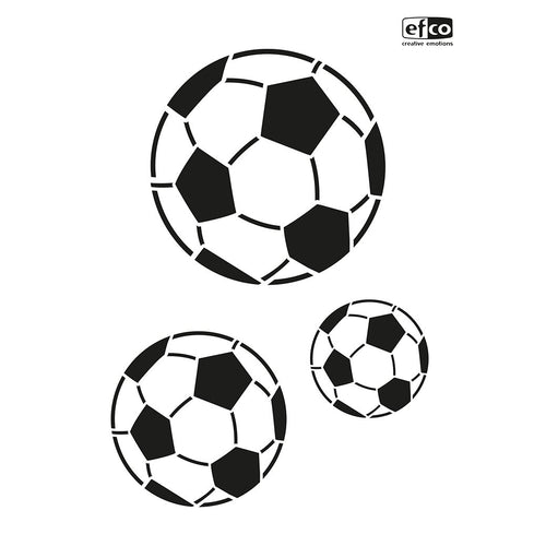 Stencil Fussball