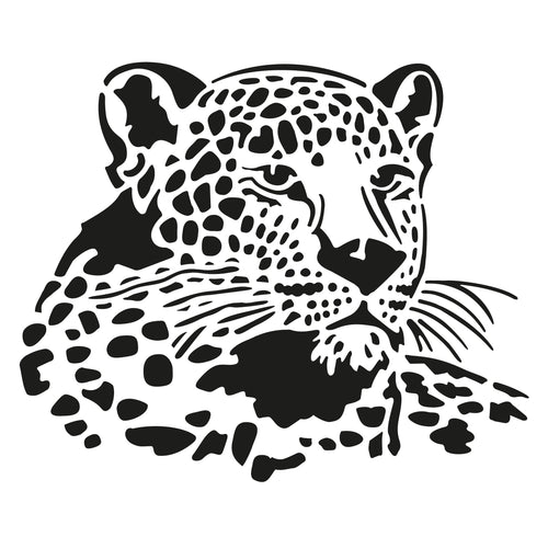 Stencil Leopard