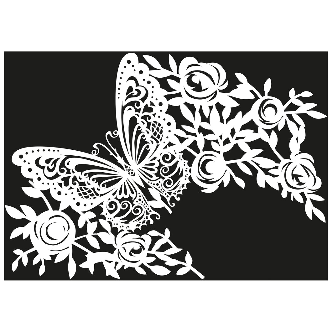 Stencil Schmetterling