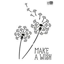 Lade das Bild in den Galerie-Viewer, Stencil Pusteblume Make a Wish
