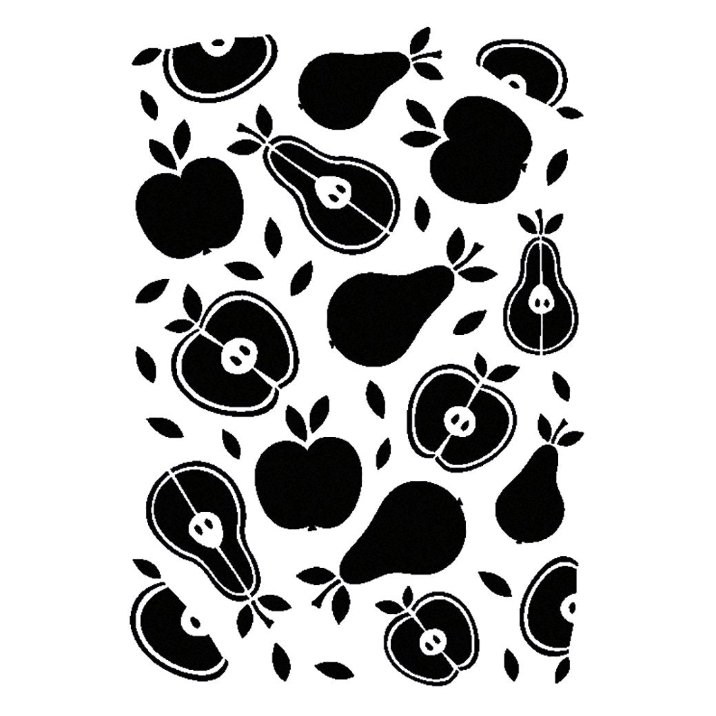 Stencil Apfel / Birne