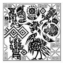 Lade das Bild in den Galerie-Viewer, Texturmatte / Prägematte Motiv: Inka Art
