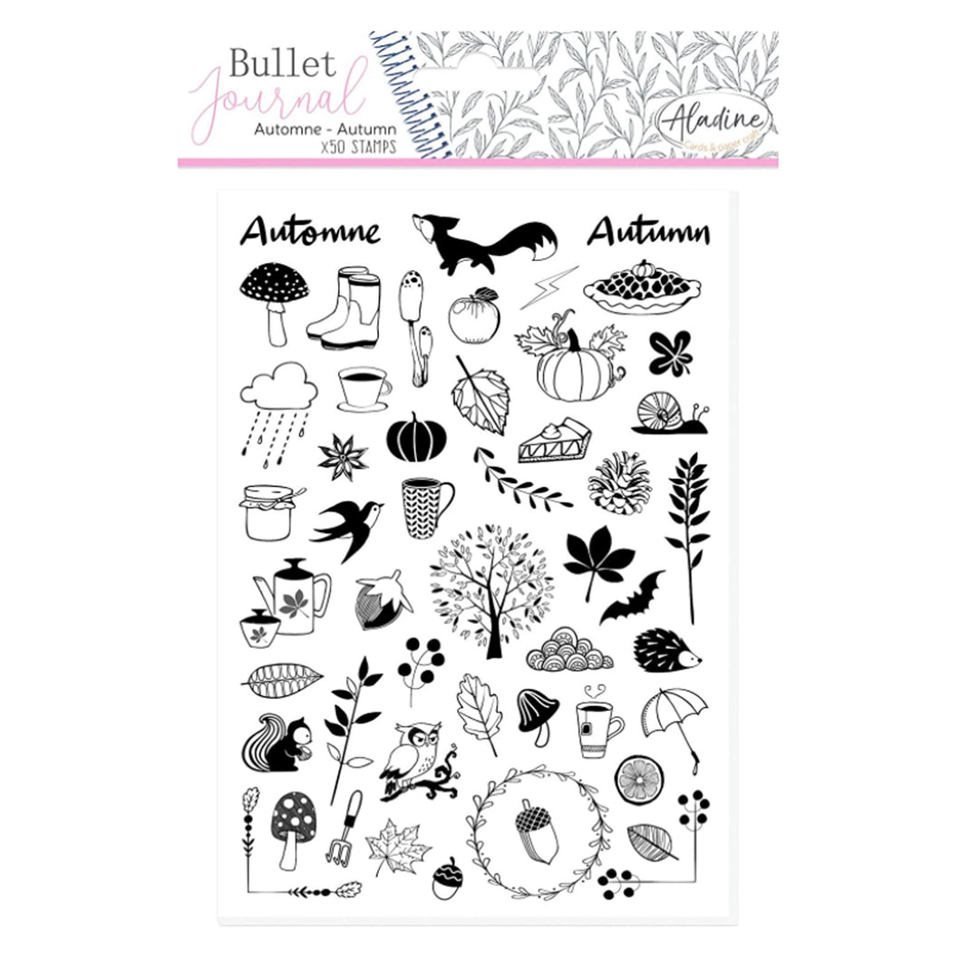 Stampo Bullet Journal Stempelset Motiv: Herbst 50-teilig