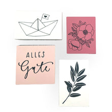 Lade das Bild in den Galerie-Viewer, May &amp; Berry Stempel Motiv: Blatt stilisiert, 35x55mm
