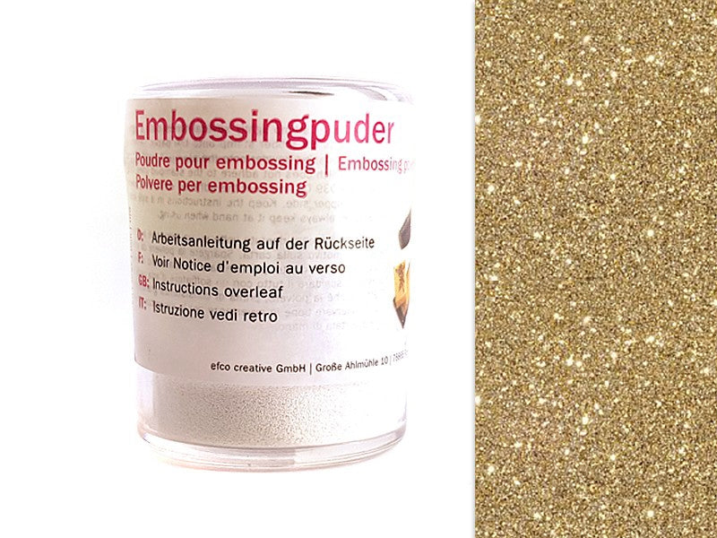 Embossing Puder von EFCO in verschiedenen Farben - SUPER GLIMMER - 10g Dose