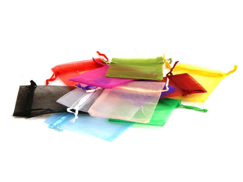 Organza-Beutel in verschiedenen Farben 10x8 cm - 12 Stück