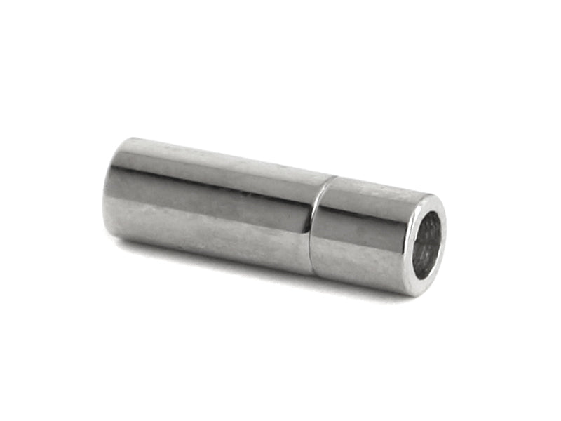 Edelstahlverschluss / Magnetverschluss für Bänder 4 mm