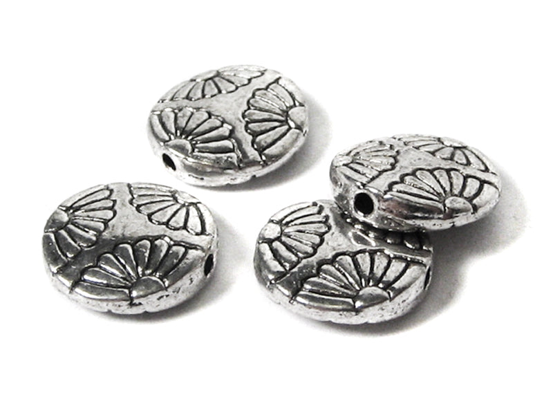 Metallperle / Metallspacer “Buttons“ 12 mm - 5 Stück