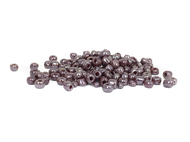 Rocailles Perlen perlisiert in lila - 6/0 - 20 Gramm