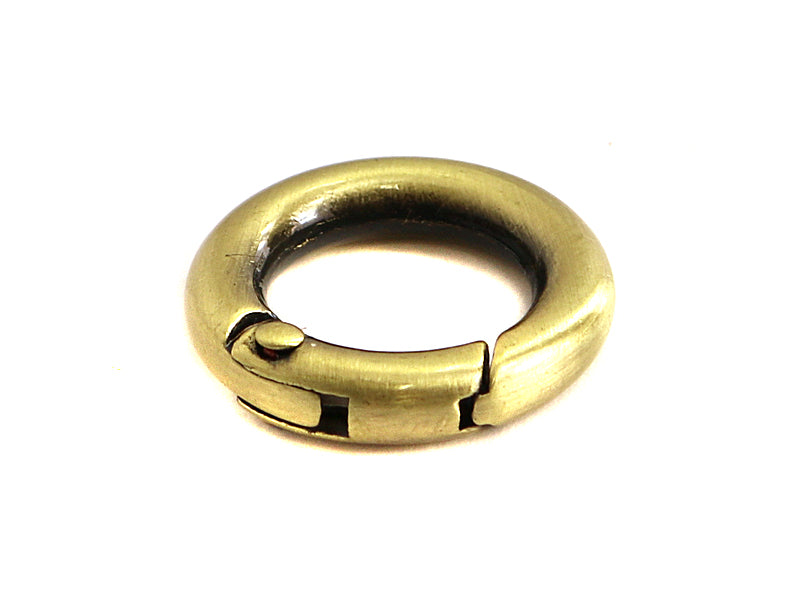 Karabiner “Ring“ in bronzefarben 20 mm Durchmesser