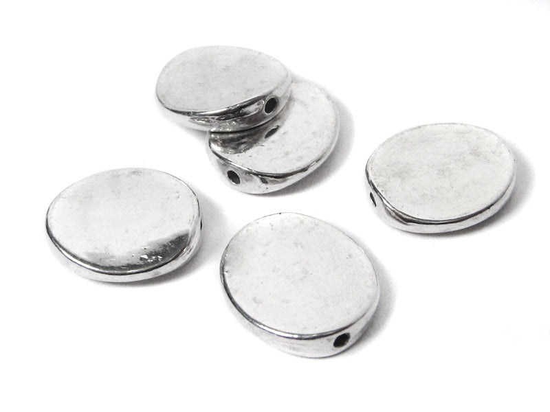 Metallperlen Spacer “Button“ 13,5 x 15 mm - 5 Stück