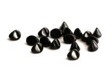 Lade das Bild in den Galerie-Viewer, Pinch Beads / Böhmische Glasperlen 5mm in schwarz - 100 Stück
