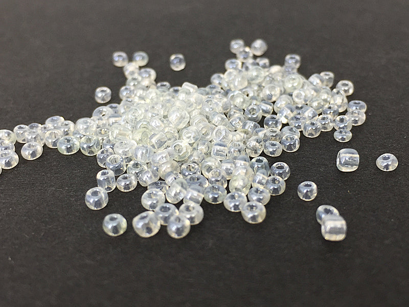 Rocailles Perlen in klar 2 x 2 mm - 20 Gramm