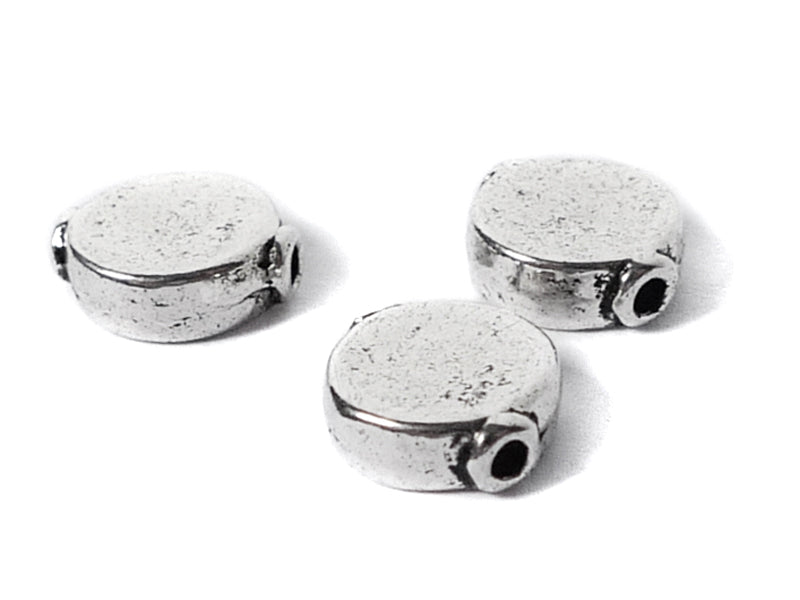 Metallperlen Spacer “Buttons“ 9 mm x 10,5 mm - 10 Stück