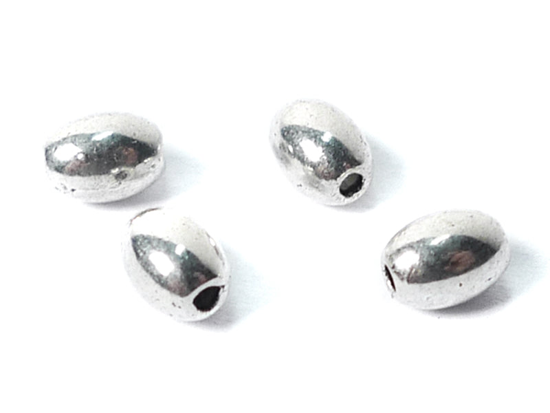 Metallperlen Spacer “Olive“ 5 x 4 mm - 20 Stück