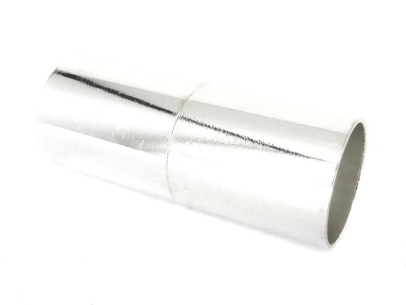 Magnetverschluss für Bänder 10mm Durchmesser in silberfarben