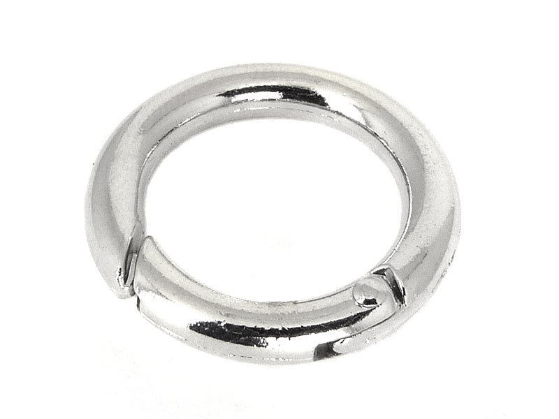 Karabiner “Ring“ in platinfarben 24 mm Durchmesser