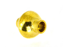 Lade das Bild in den Galerie-Viewer, Magnetverschluss “Kugel“ für Bänder 4 mm in goldfarben - 1 Stück
