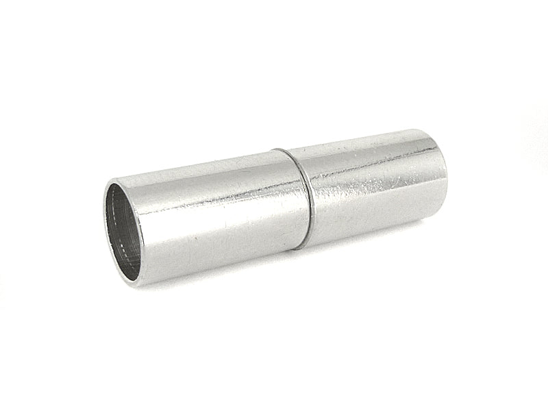 Magnetverschluss für Bänder 6mm in platinfarben