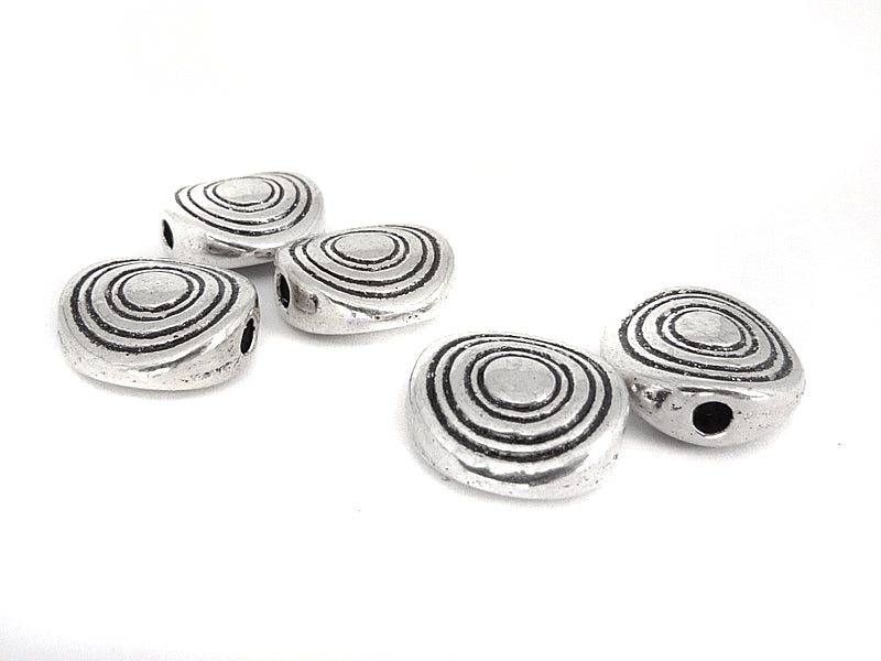 Metallperle / Metallspacer “Button“ 9 mm Durchmesser